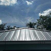 24ga 1.5" Mechanical seam Dove Gray  by Total Roofing System The Metal Roof Experts