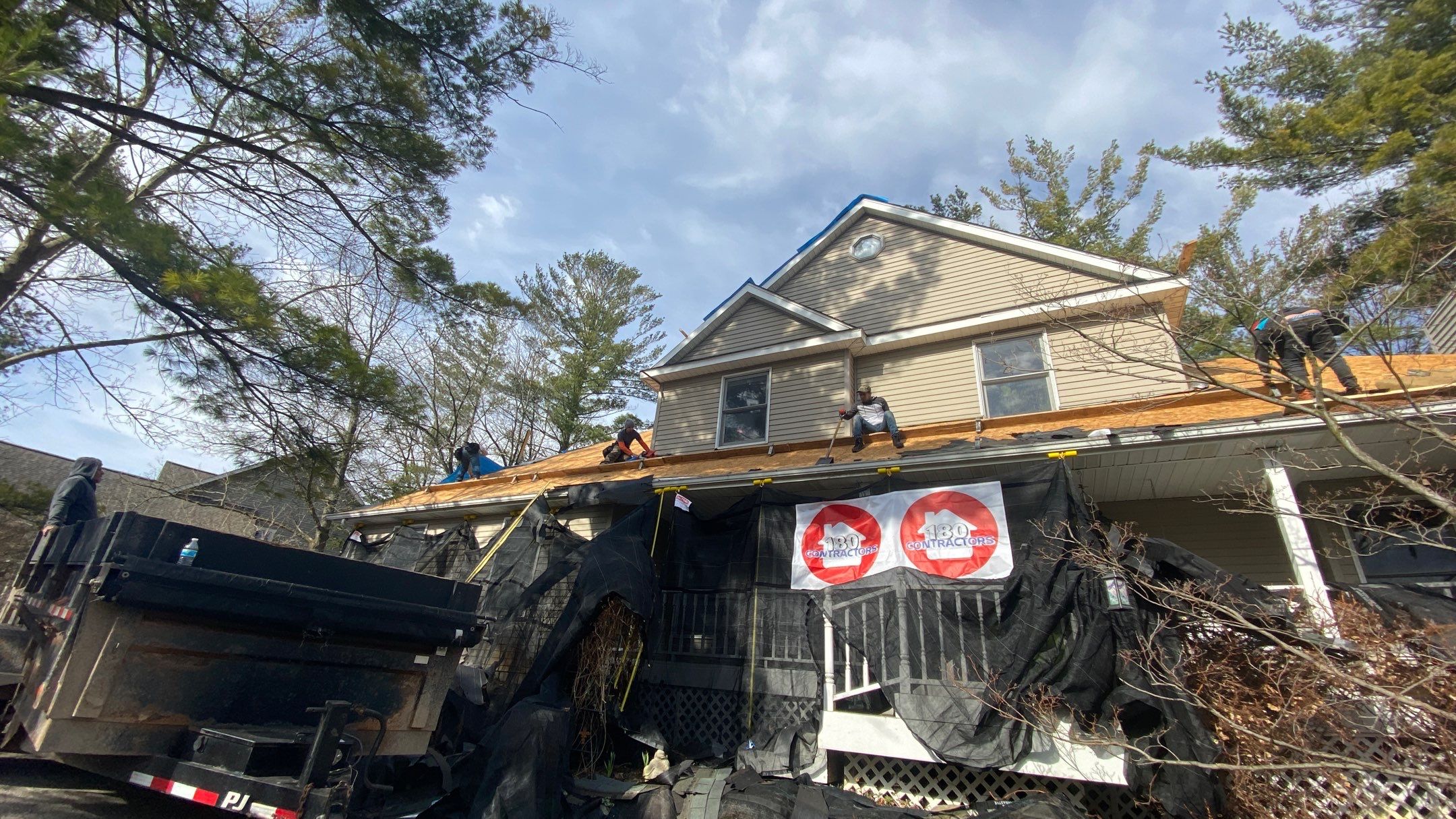 Roof Replacement using CertainTeed Landmark by 180 Contractors