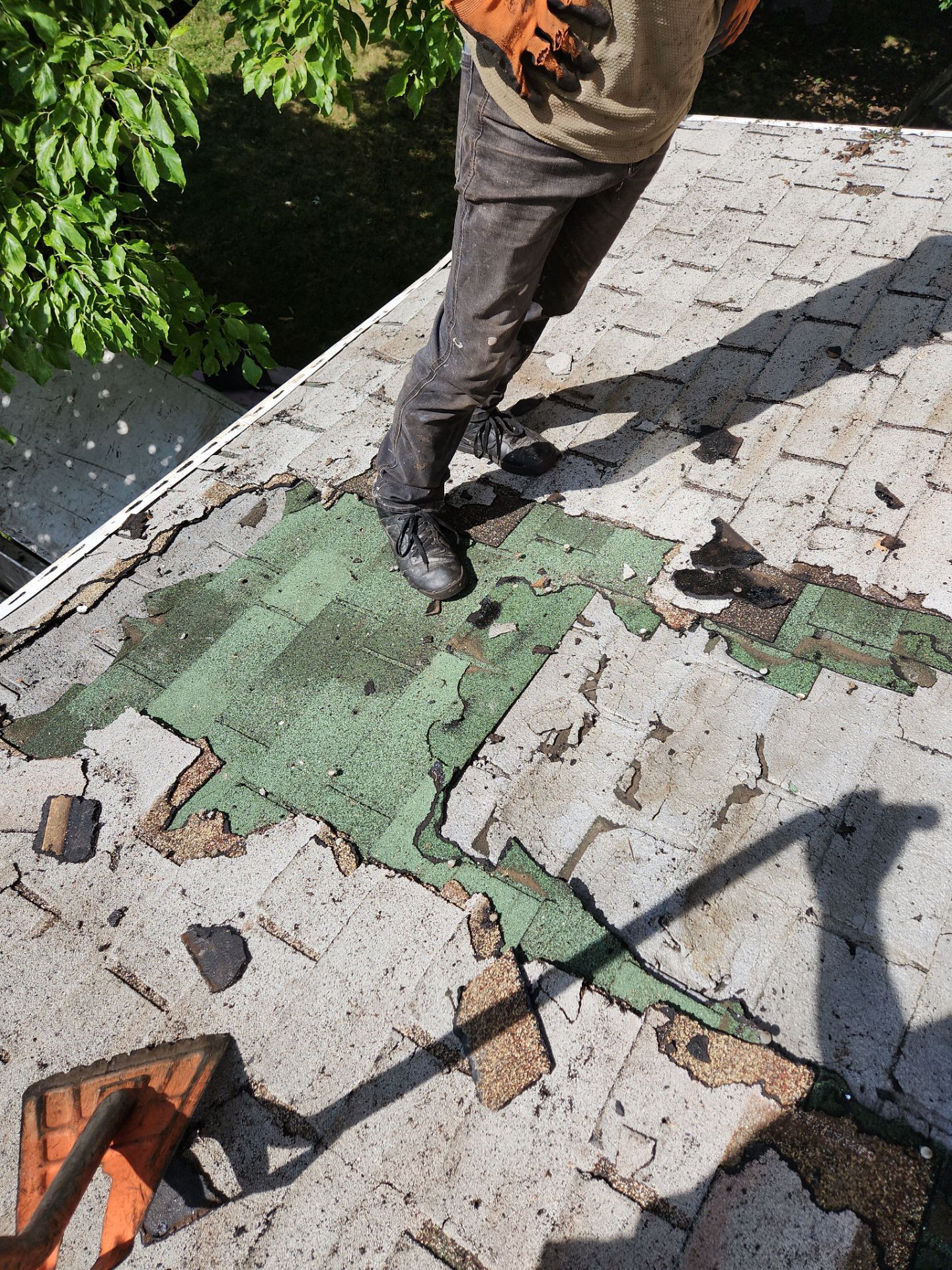 Residential Roofing Installation using Owens Corning Duration Sand Castle by A Plus Exterior