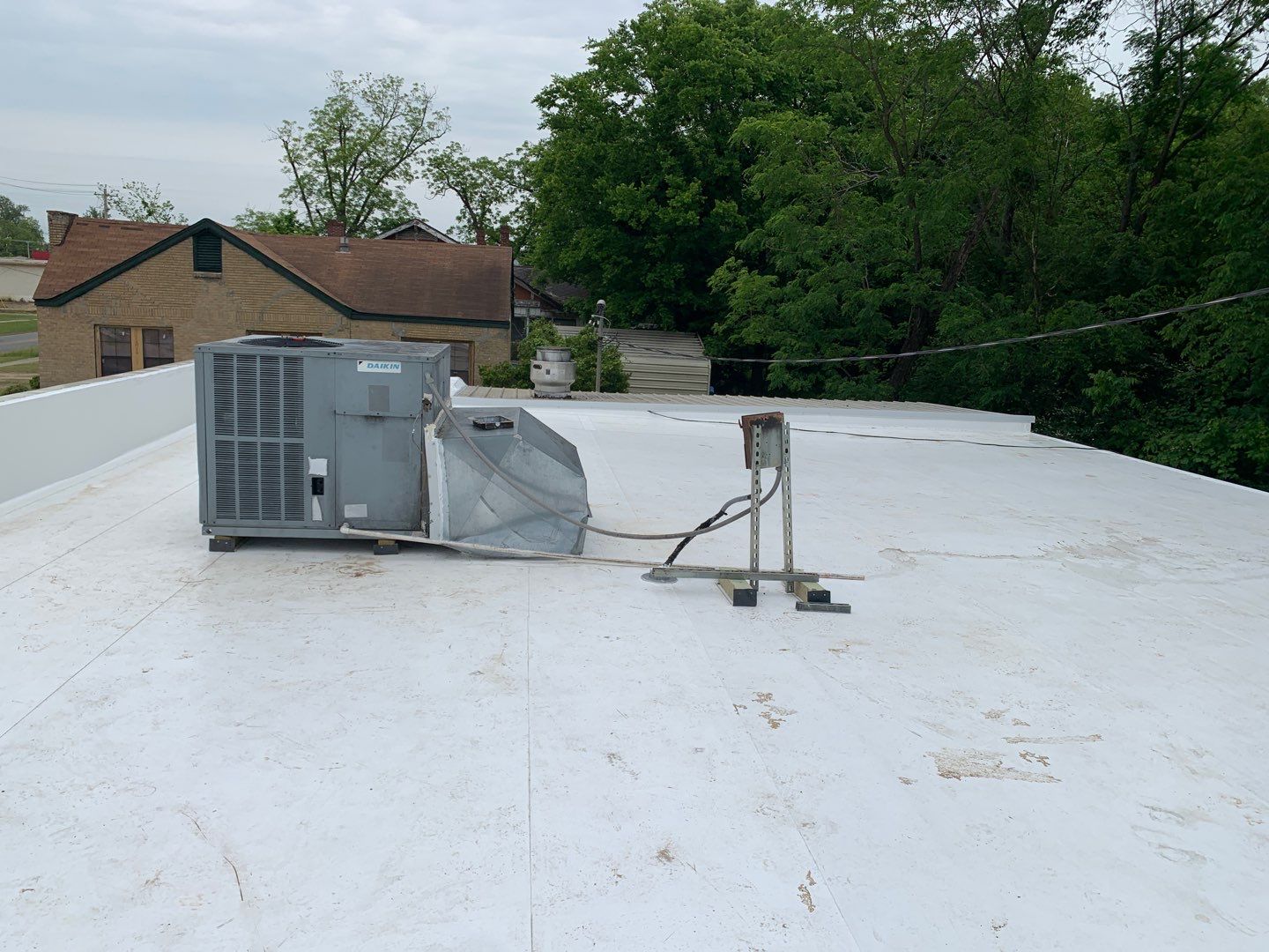 Store Building in Hope by Hostetler Roofing