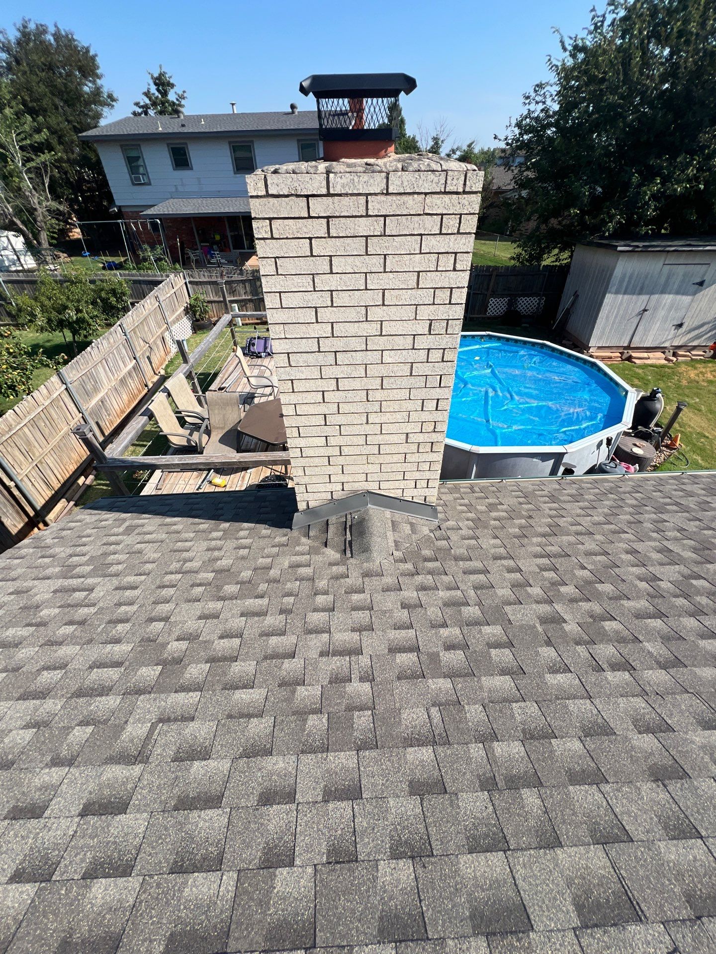 Roof Replacement and Gutter Installation in Oklahoma City, OK by McCann's Roofing and Construction