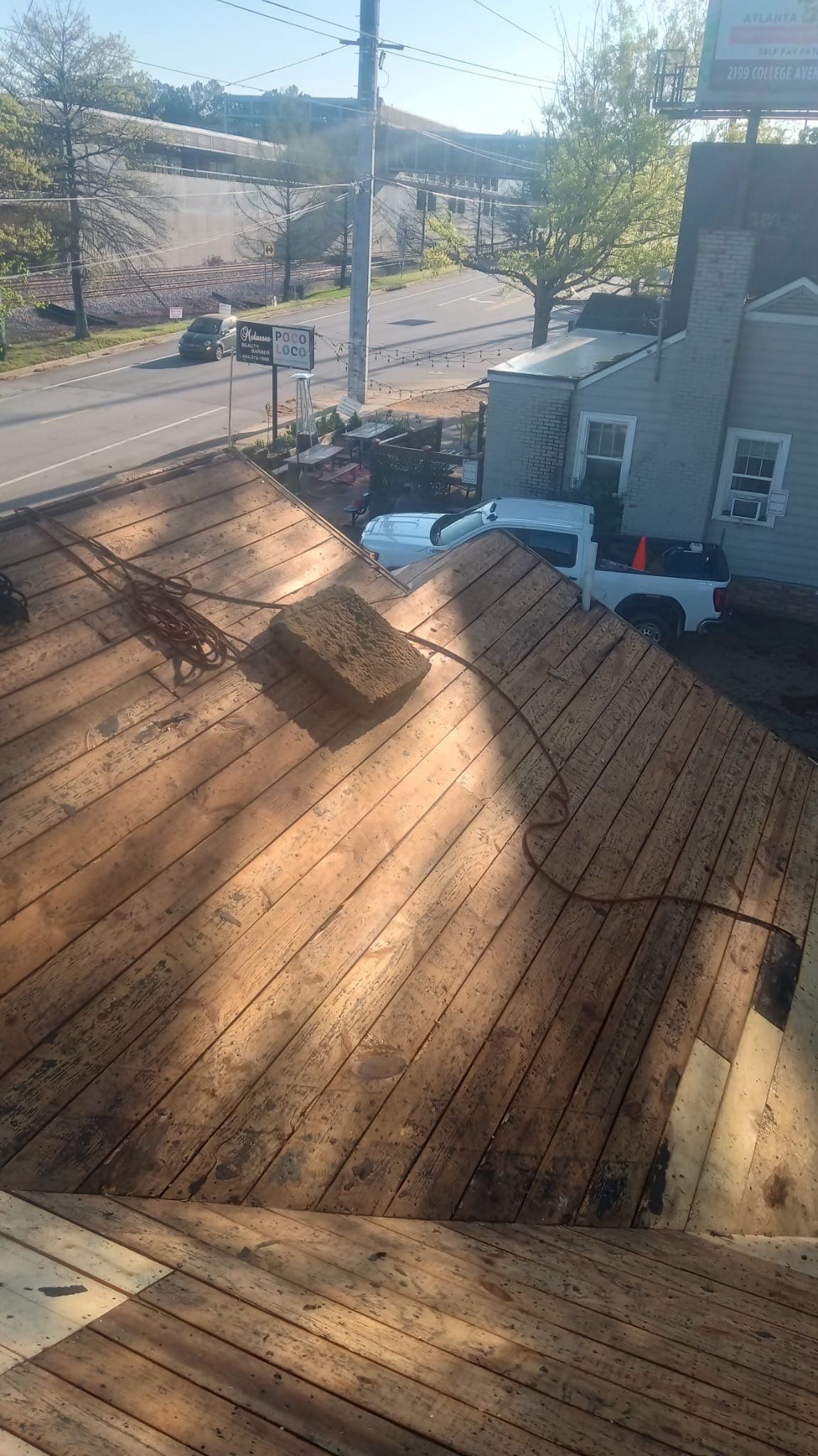 Commercial Roofing Installation using GAF HDZ Architectural Asphalt Shingles | Kirkwood, Atlanta, GA by Mosaic Roofing Company