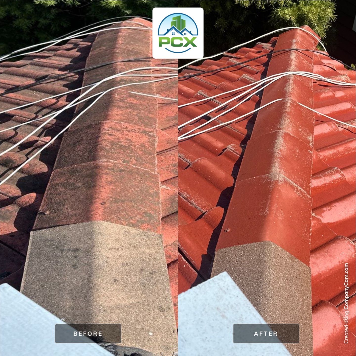 Roof Maintenance Cleaning by Property Cleaning Experts, LLC