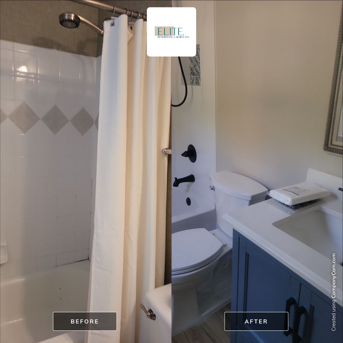 Classic Tub, Modern Touch – A Cary Full Bath Transformation in Cary by Elite Remodeling and Design LLC