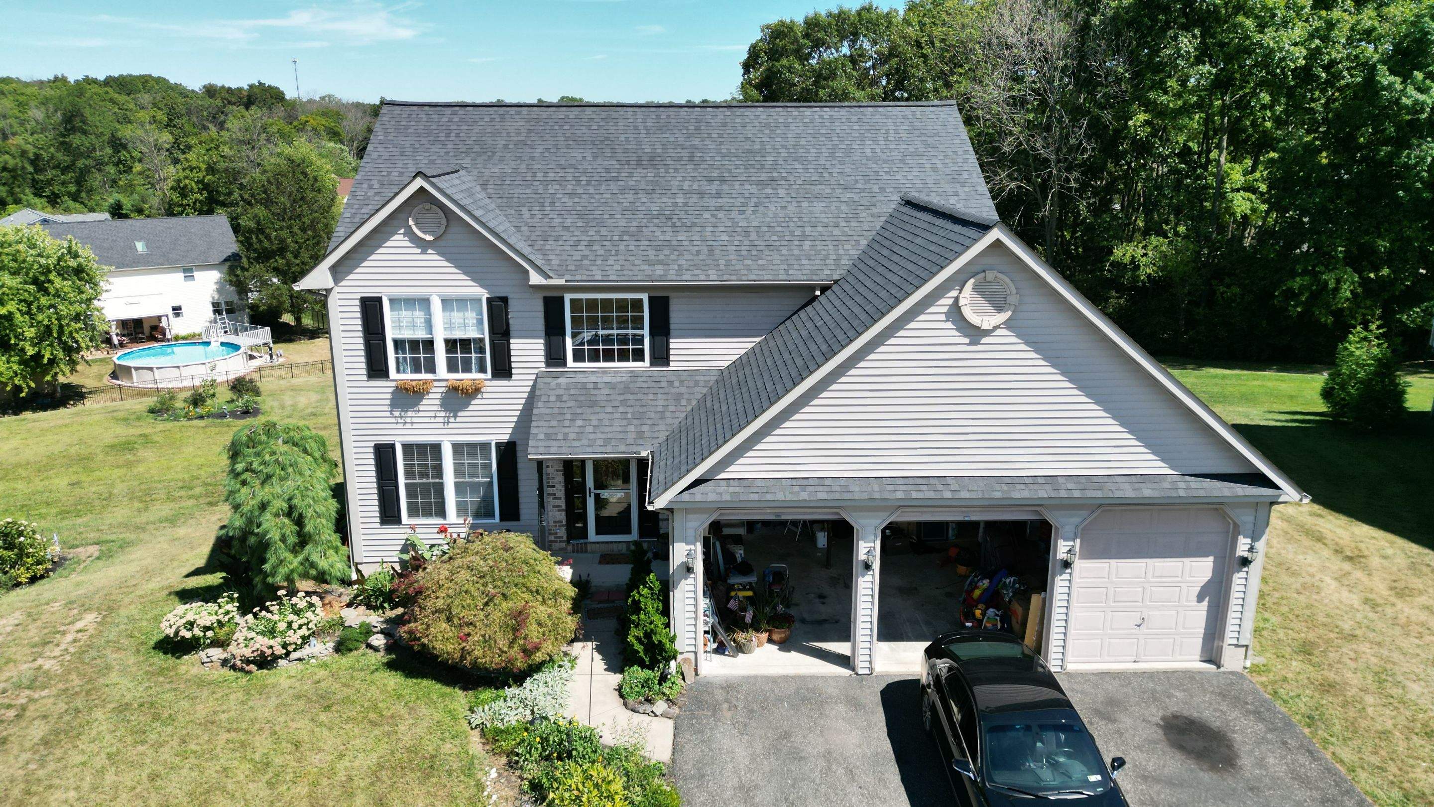 Roofing Installation using CertainTeed Landmark - Moire Black by Storm Guard of Ches-Mont PA
