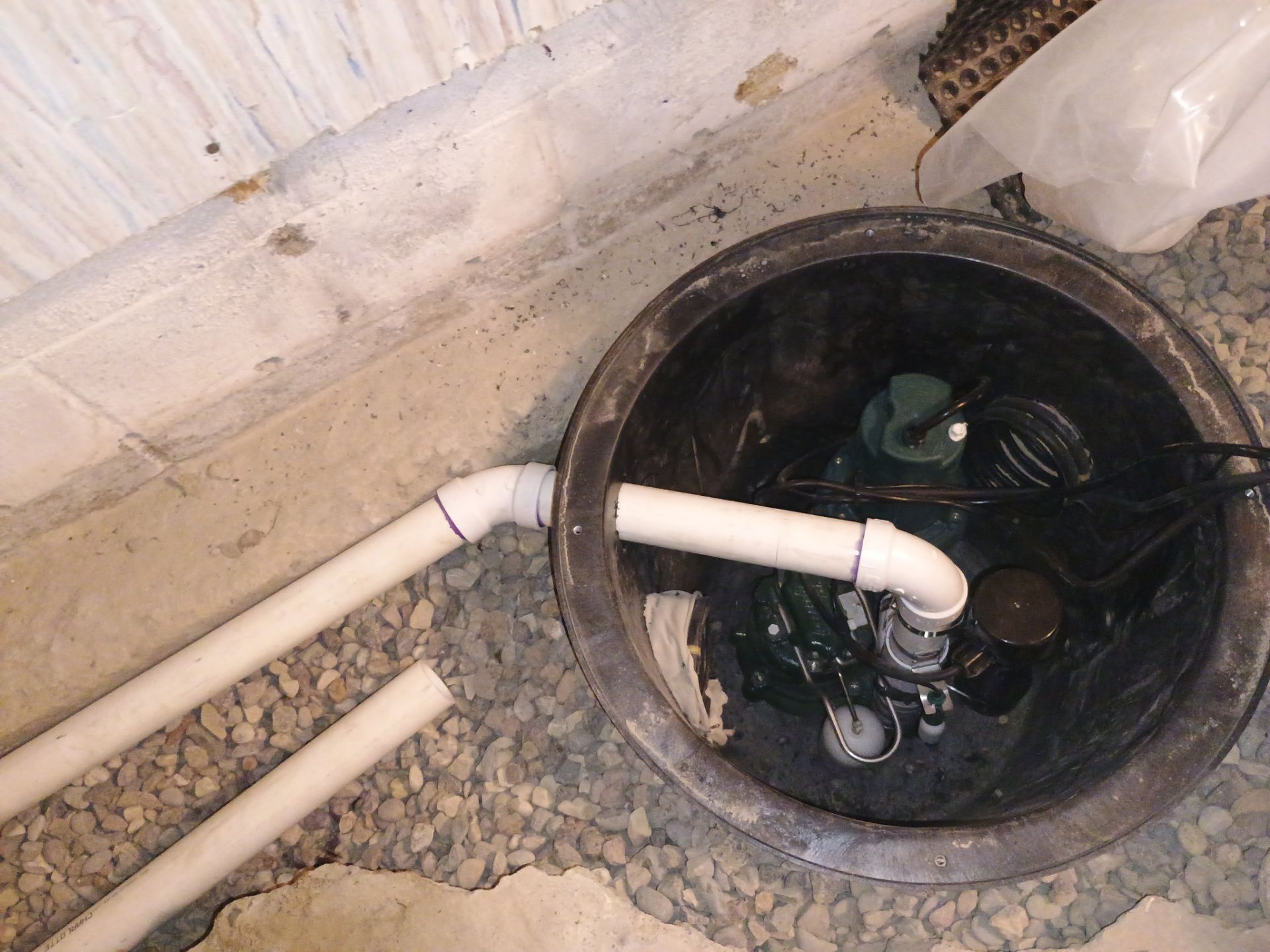 Interior Drain Tile Installation in South Minneapolis by Waterproofing Northeast