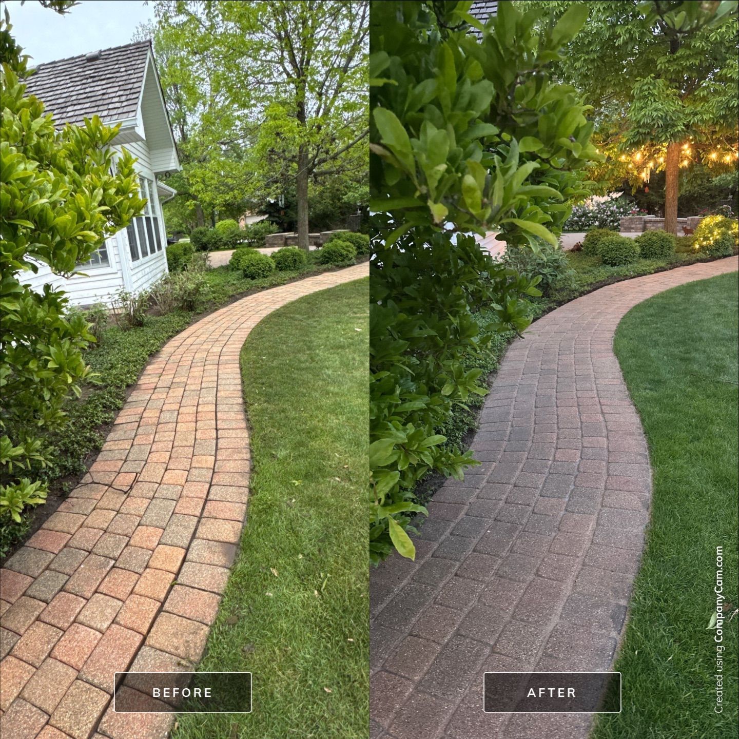 Project in Libertyville by Simmons Power & Soft Washing