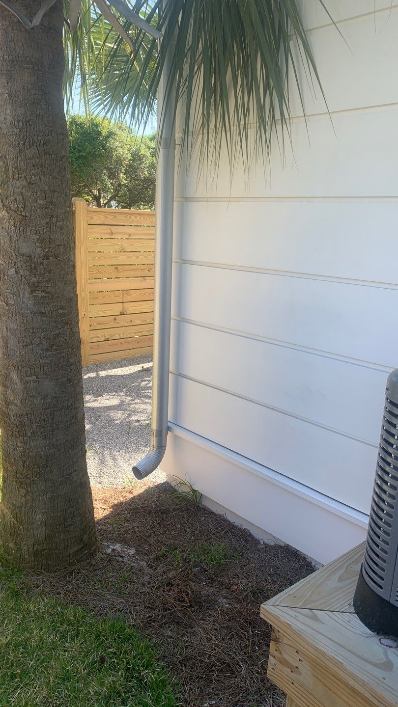 Seamless Gutters Installation using Galvalume Half Round Gutters by Gutter Professors