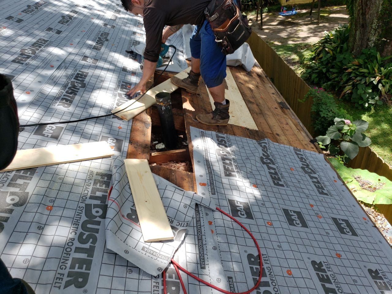Residential Roofing Repair using Roof Replacement by American Roofing & Construction LLC