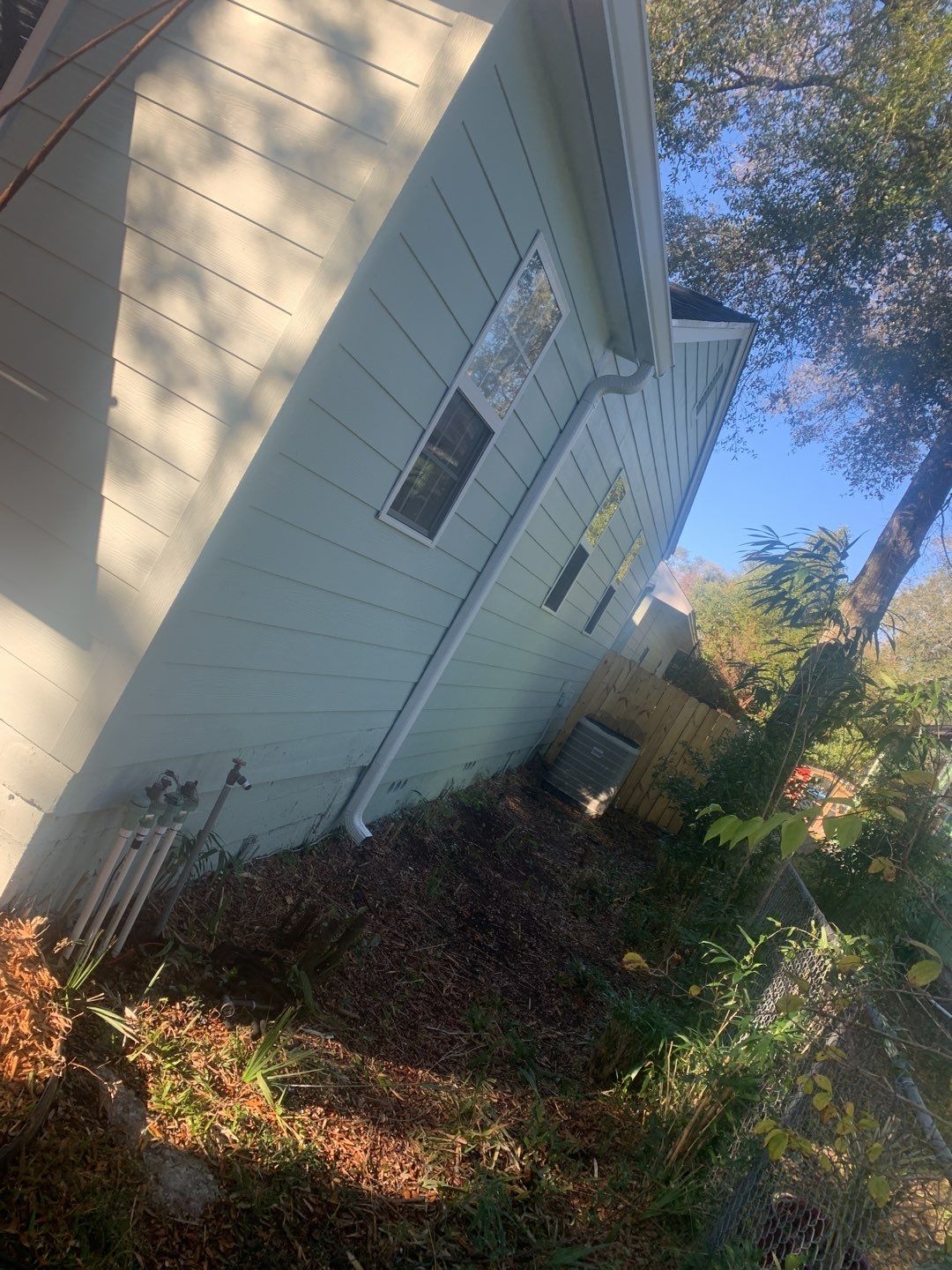 White Seamless Gutters for Panama City FL Homes by Gutter Professors