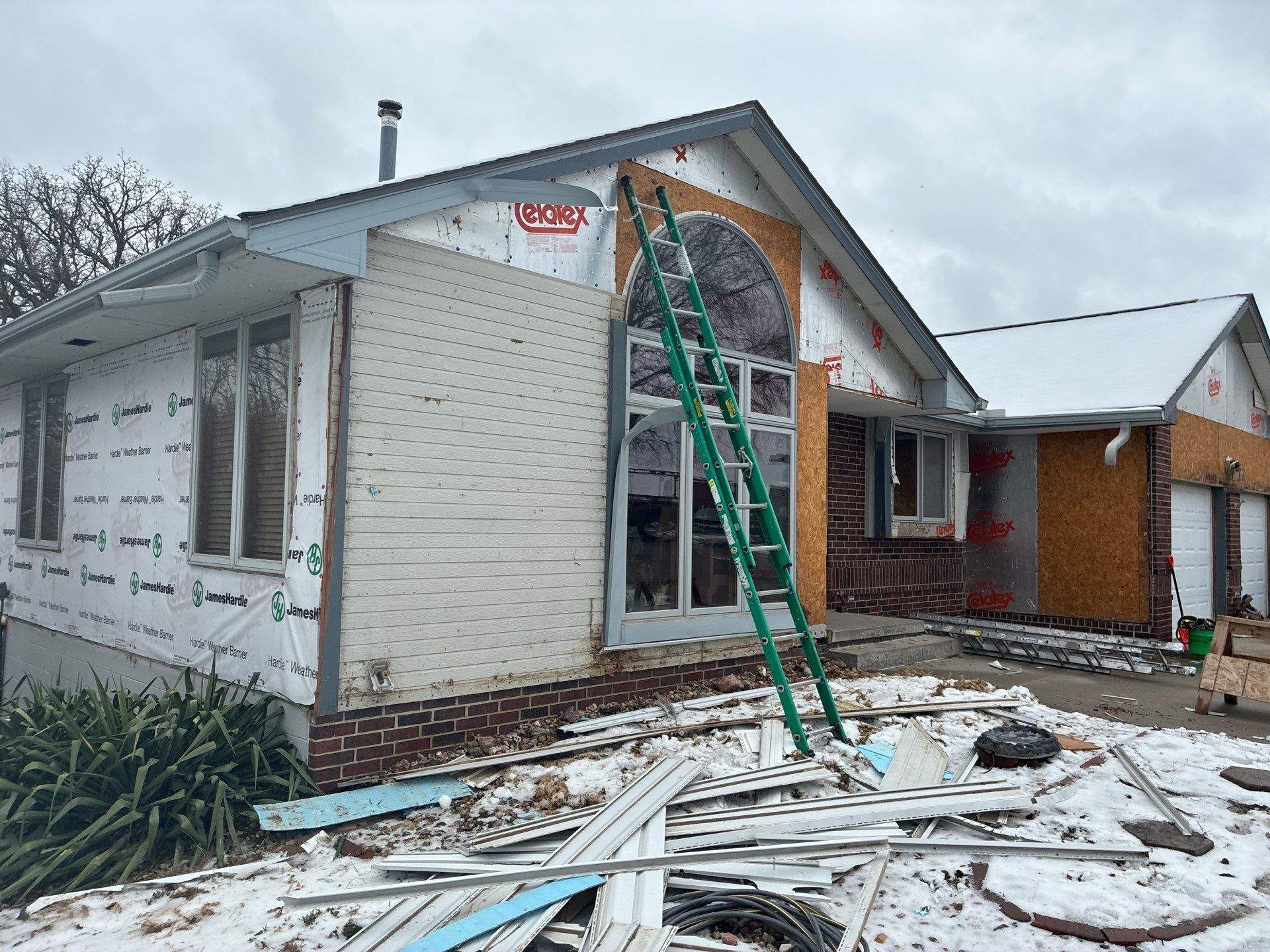 James Hardie Siding and Full Roof Tear Off in Fort Calhoun by Carps Complete Exteriors