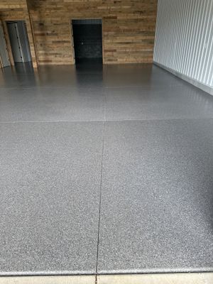 Garage Floor Coating using Briar
