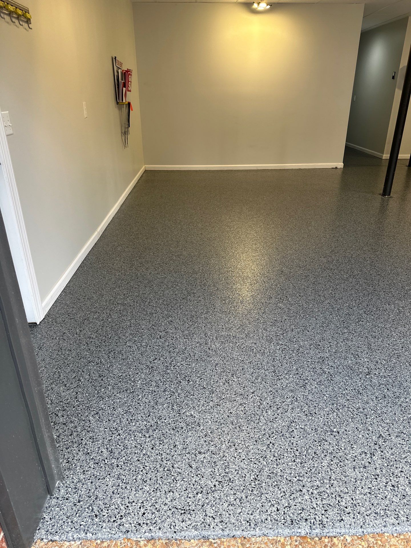 Garage Floor Coating using Nightfall by My Garage Floor Guys