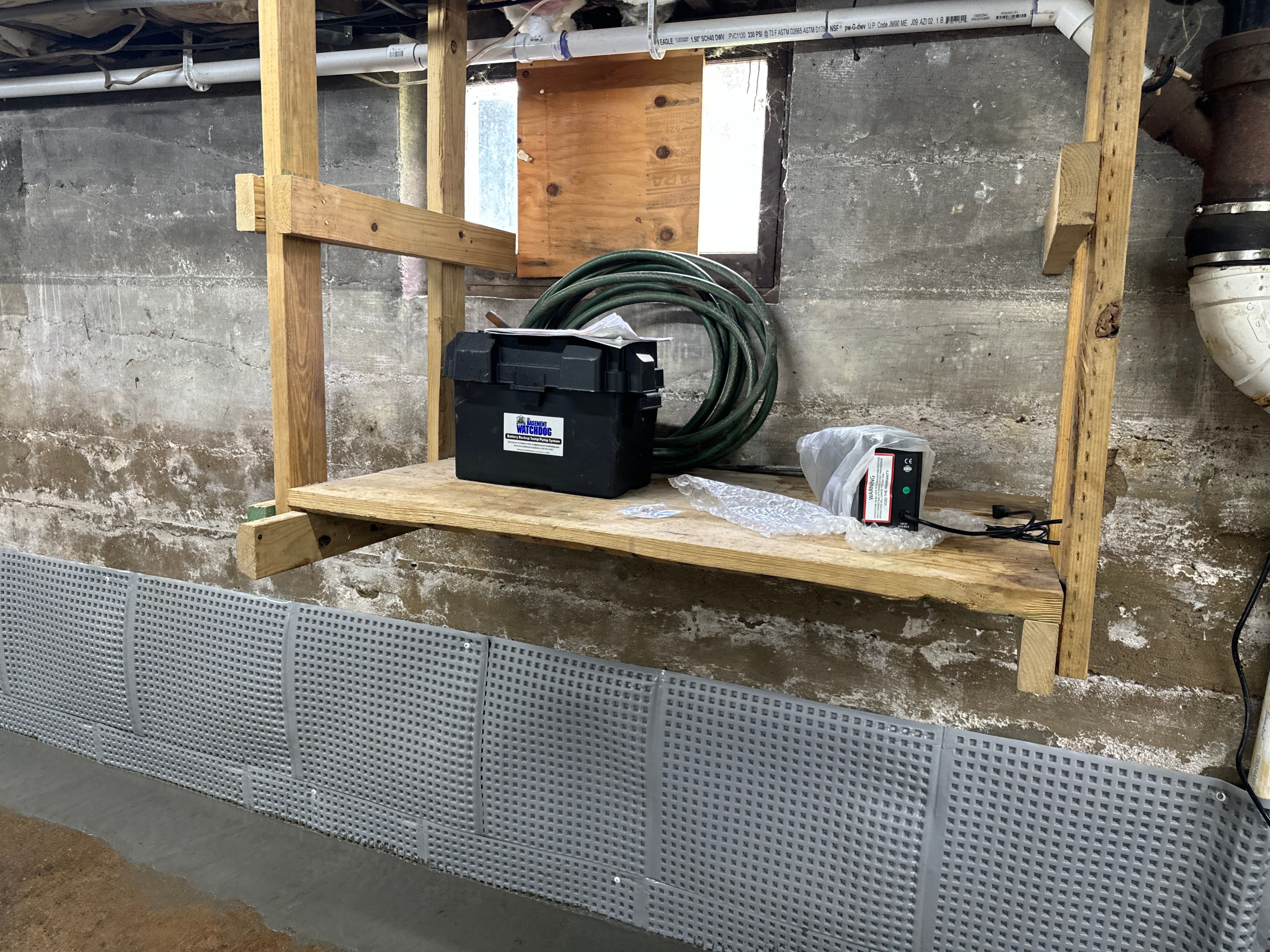 Interior French Drain Boonton NJ by Pure Service Pro, LLC 