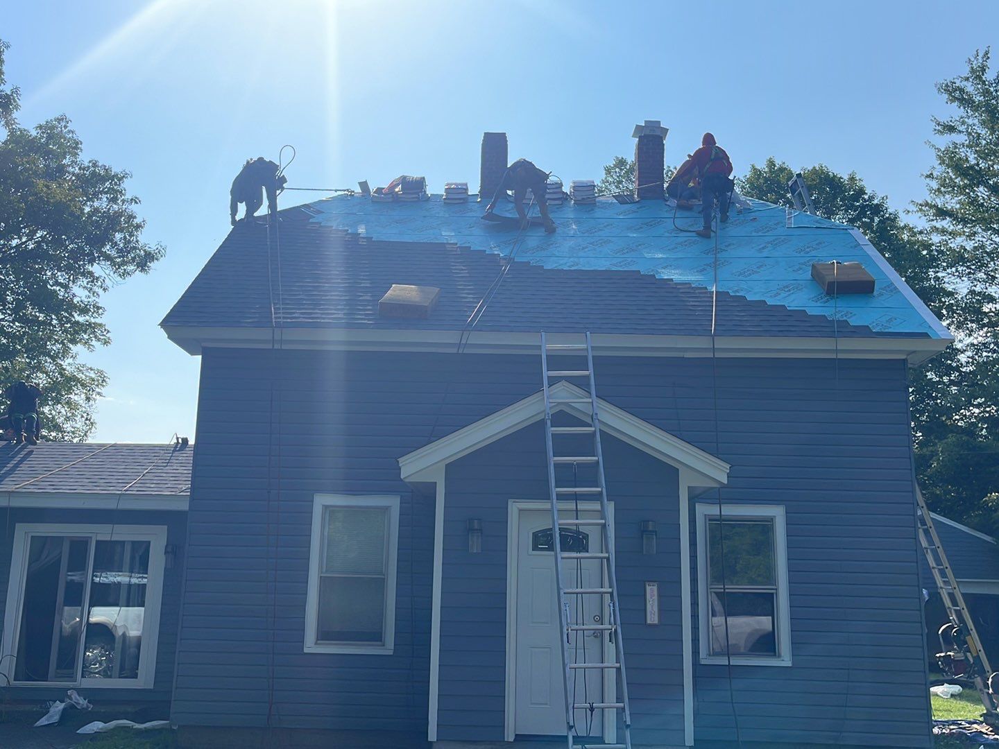 Residential Roofing Installation using GAF Timberline HDZ by Sensible Home Solutions