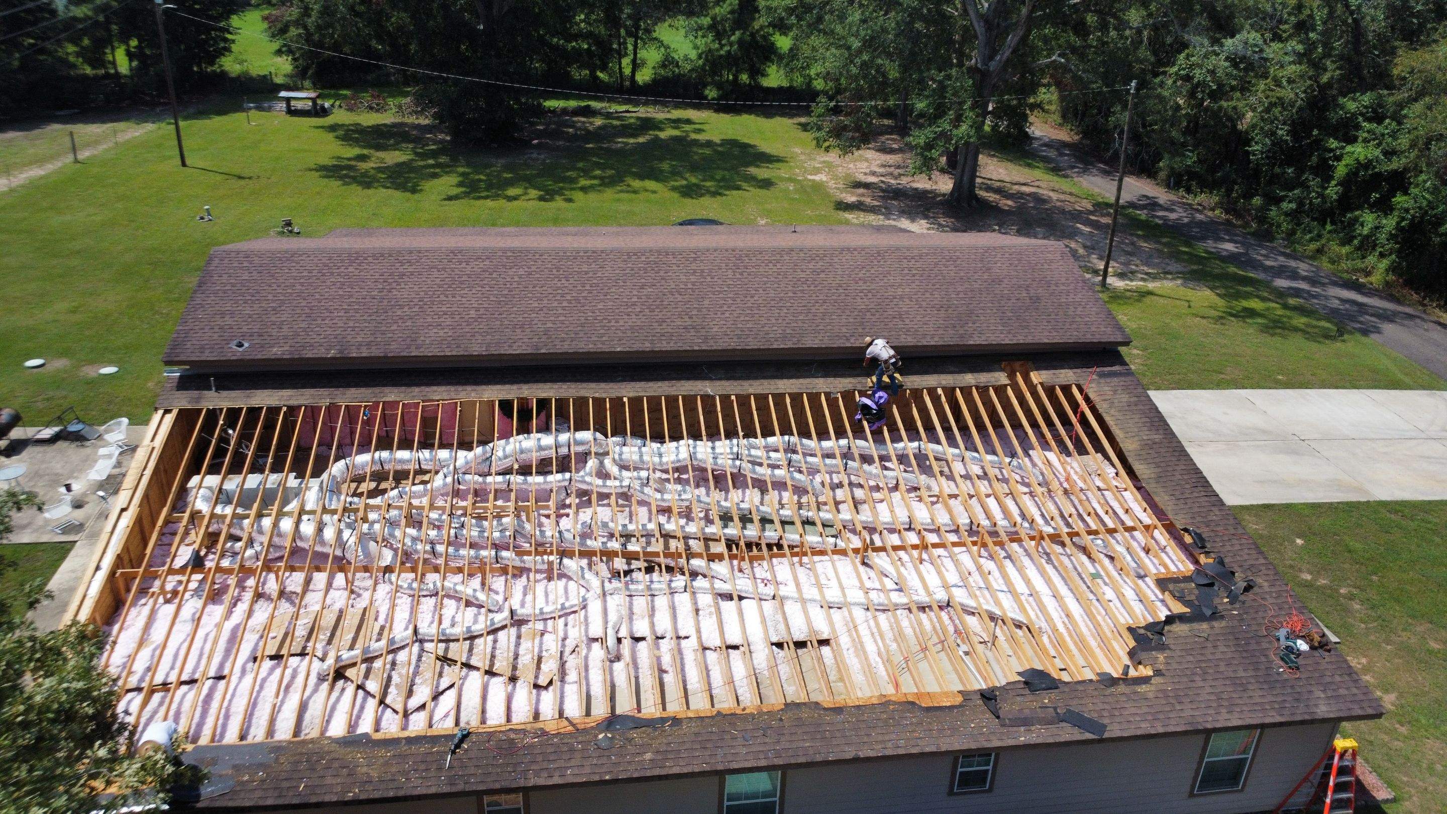 Repair Roof Damages & Interior Damages - Project in Coldspring Texas by Harden Enterprise Services LLC