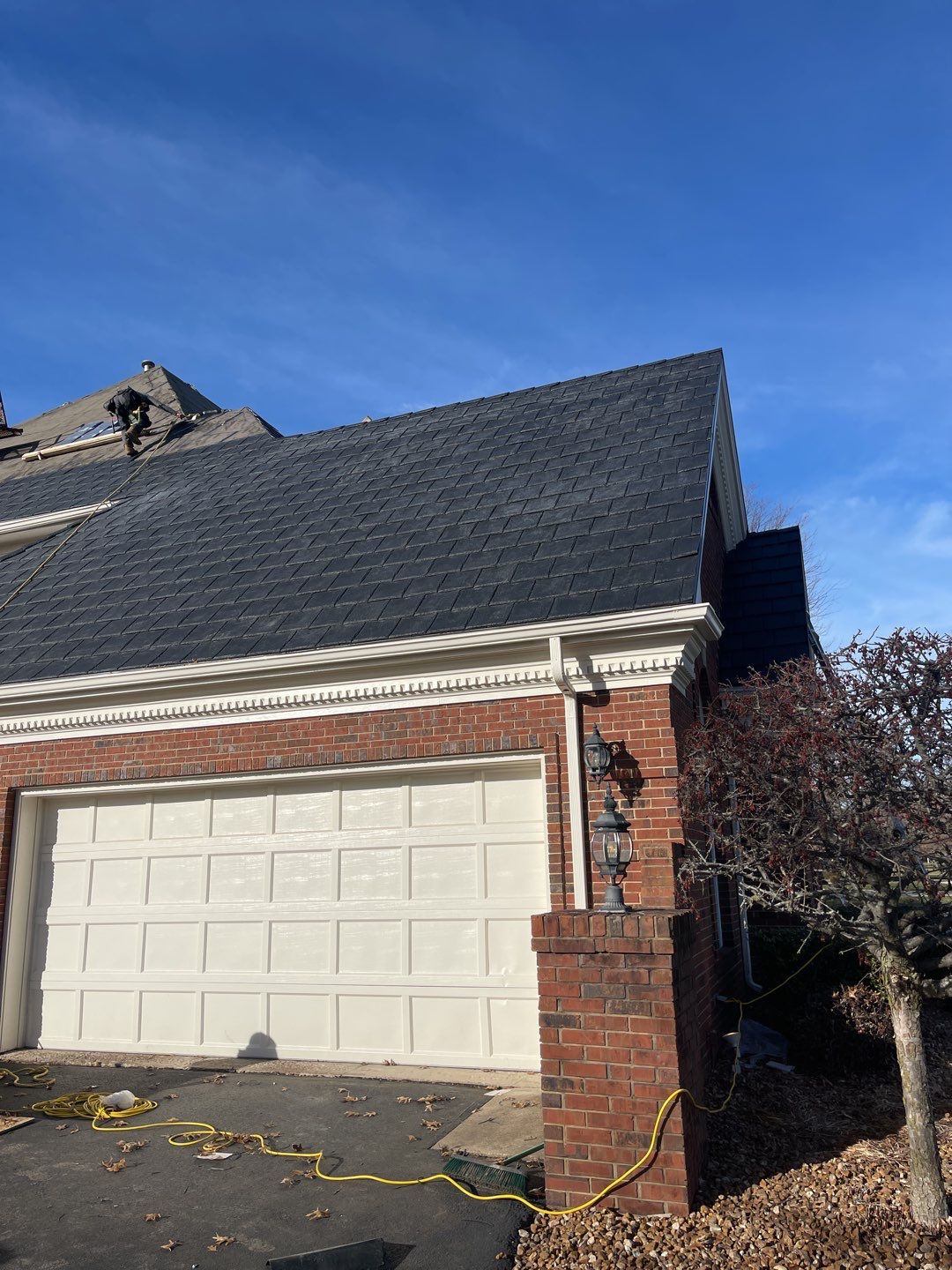 Residential Roofing Installation using DaVinci Slate by Legacy Roofing & Solar