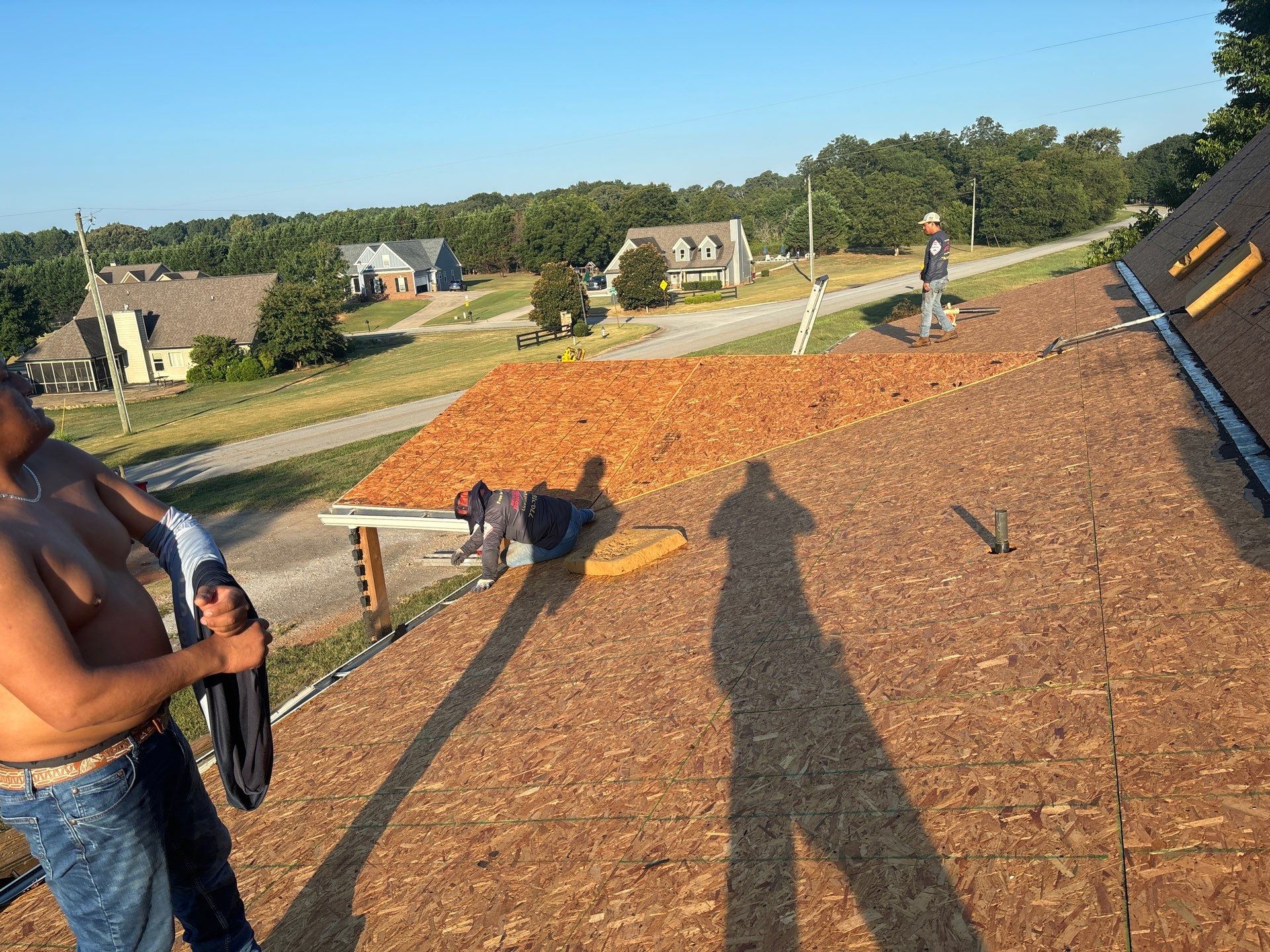 Half roof replacement  by Deerfield Roofing LLC
