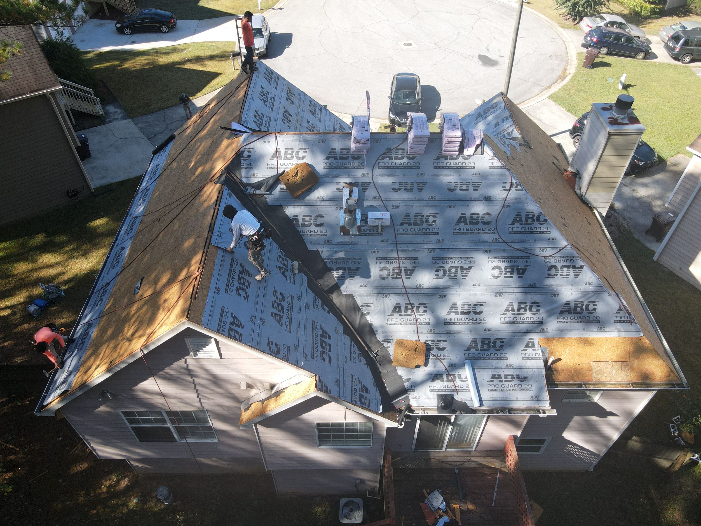 Residential Roofing Installation using Owens Corning by Inspector Roofing and Restoration