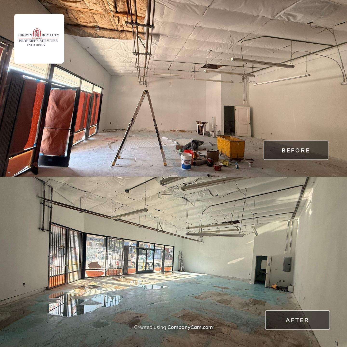 Before and After - ICSC by Crown Royalty Property Services 