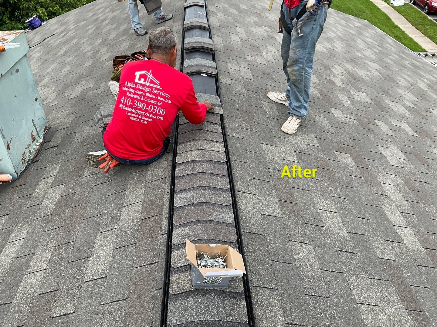 Residential Roofing Installation using CertainTeed Shingles by Alpha Design Services