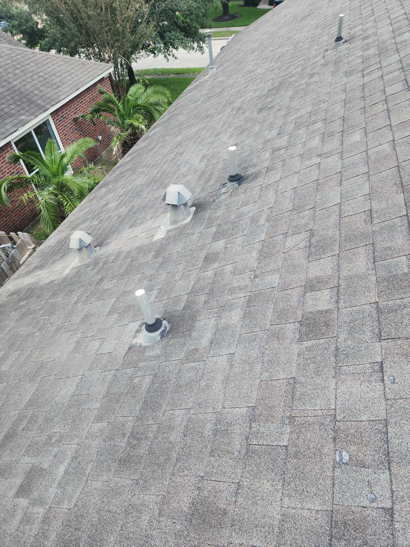 Hail Damage using Owen's Corning Duration (Lifetime) Shingles by Roof Repair Company