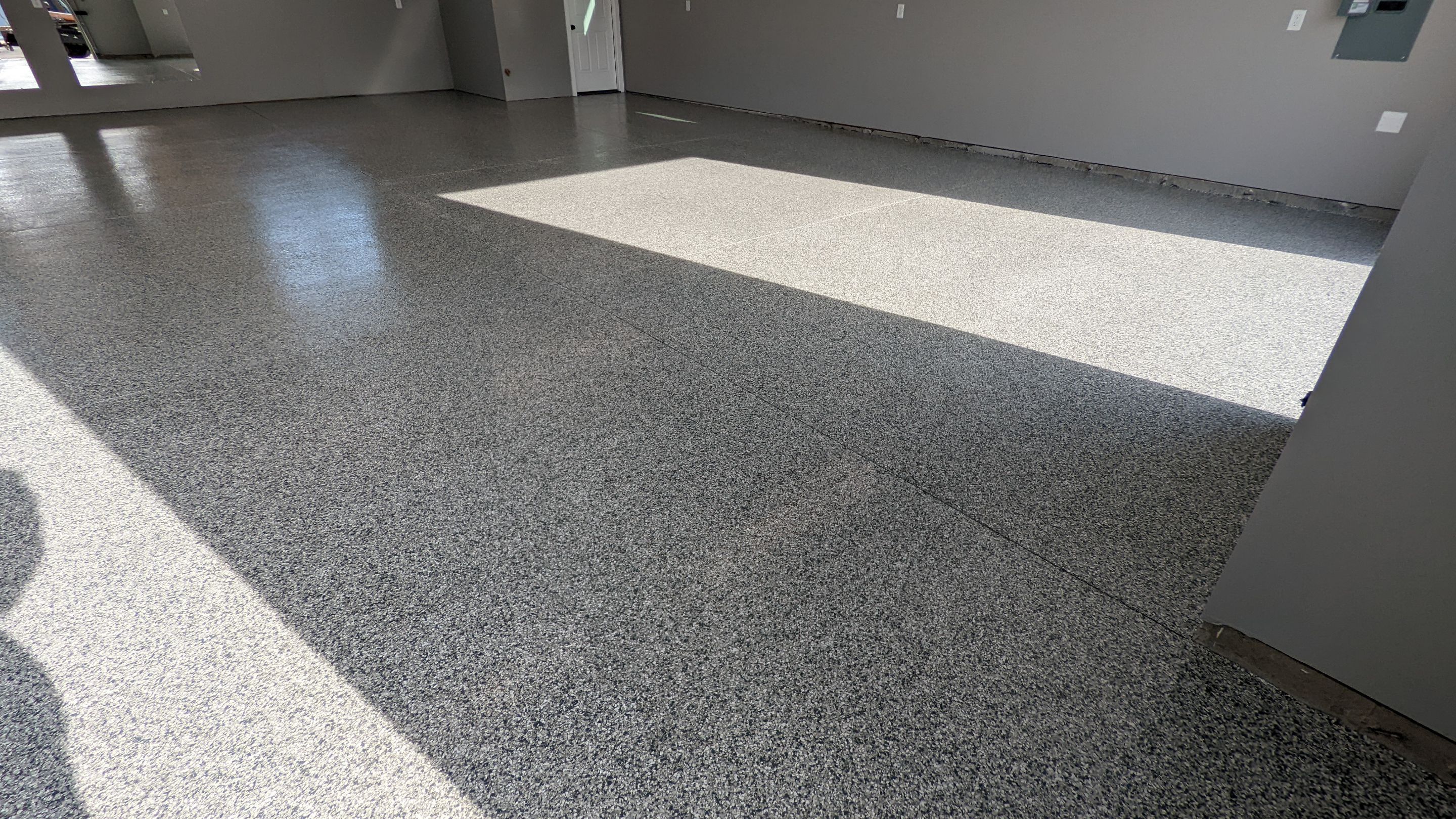 Shop Transformation using Slate Stone by Croc Coatings, LLC