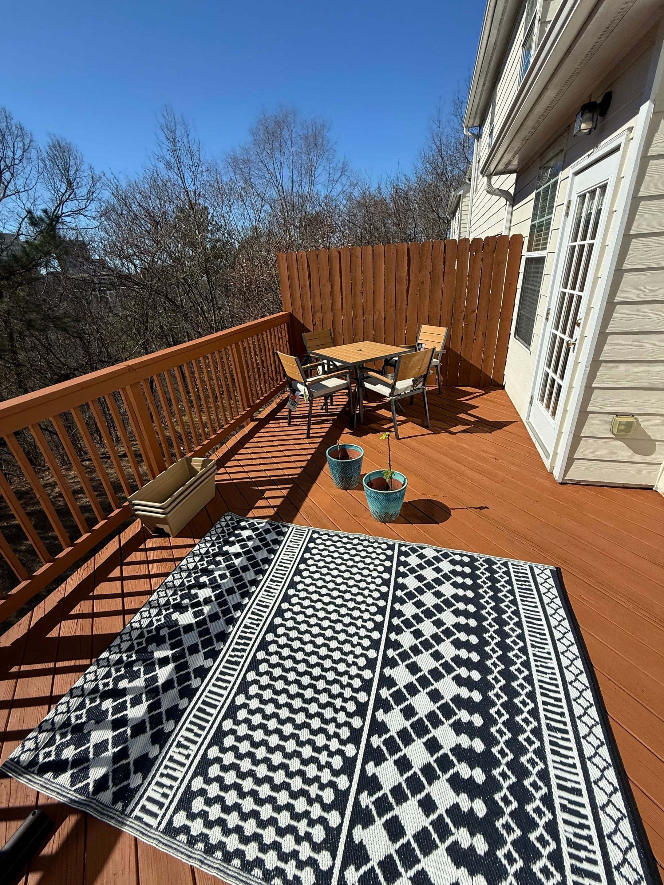 Residential Deck Staining and Exterior Wood Refinishing in Atlanta by Swift Home Renovations