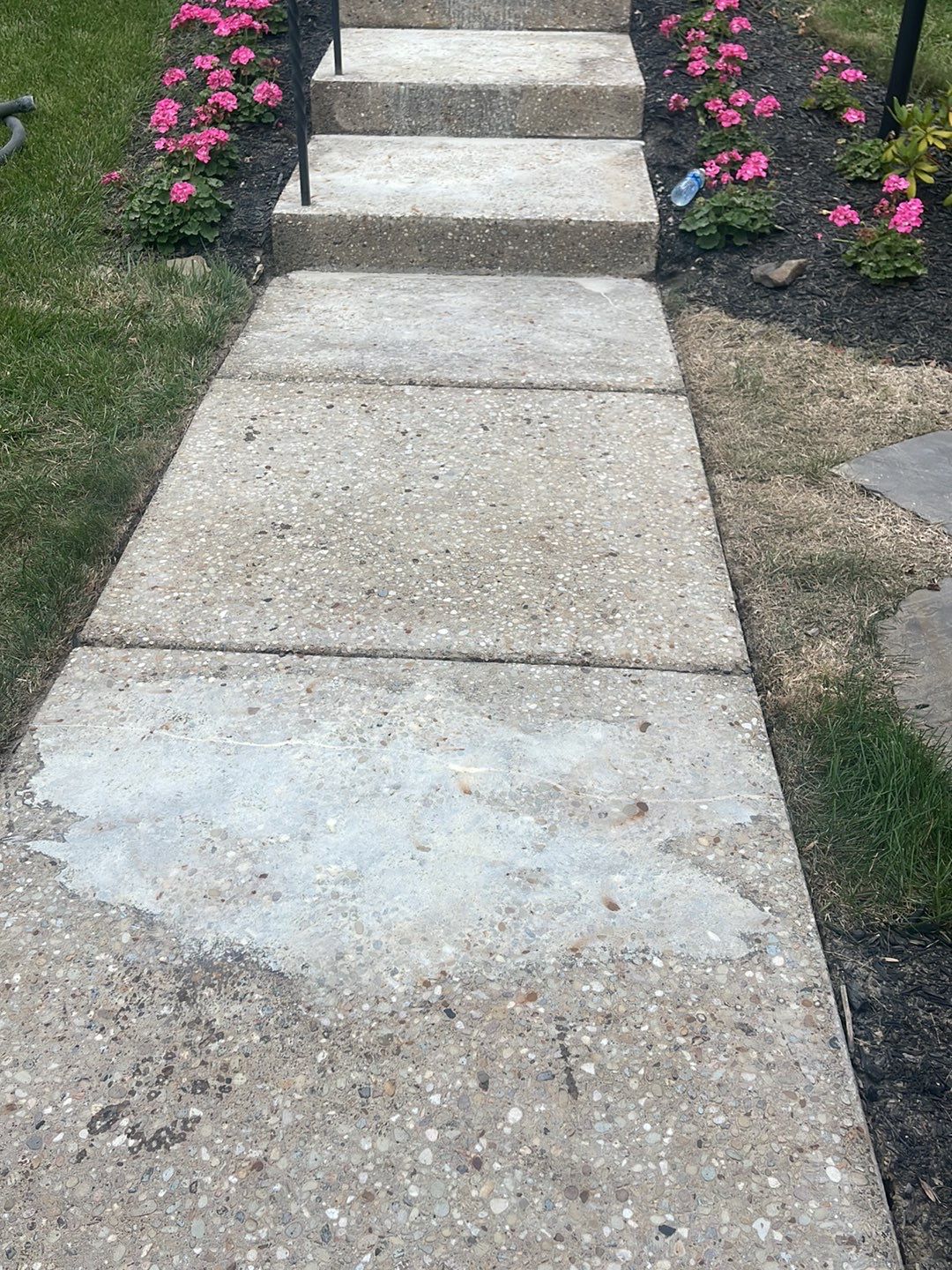 Twilight Garage, Walkway and Porch Project in Pittsburgh by Floors in a Day, Inc