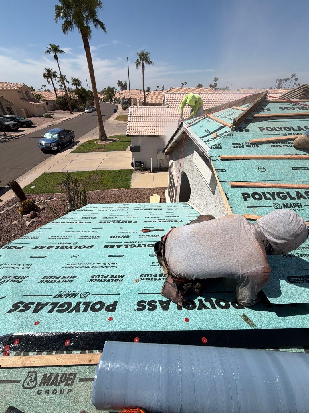 Project in Mesa, AZ by Saint Roofing