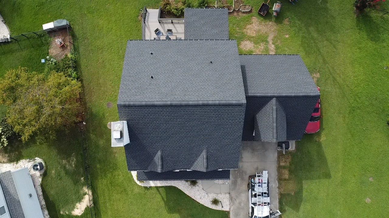 GAF HDZ Charcoal by Skybird Roofing