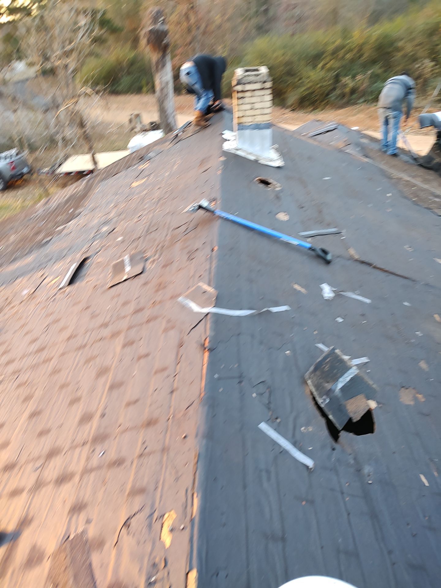 Residential Roofing Repair using Malarkey Highlander: Natural Wood by Hostetler Roofing