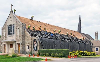 St. Pius Church - Commercial Roof Restoration 