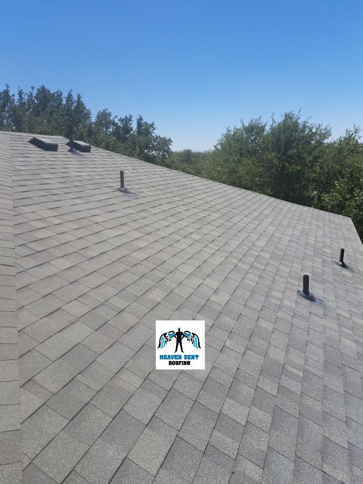 Reroof w/ window repairs by Heaven Sent Roofing, LLC 