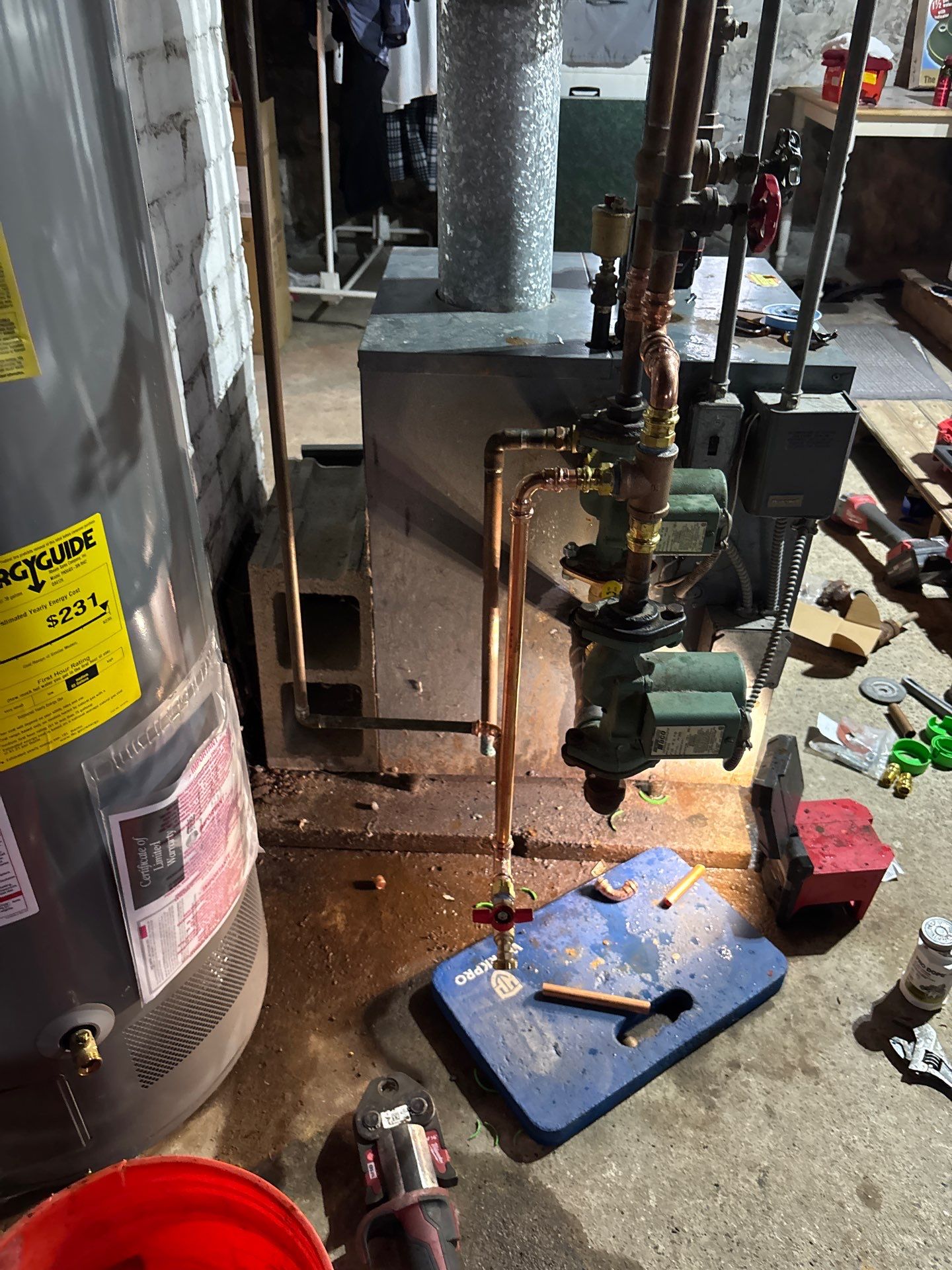 Boiler Flange Replacement and Repiping — Salem, MA by FAGONE MECHANICAL
