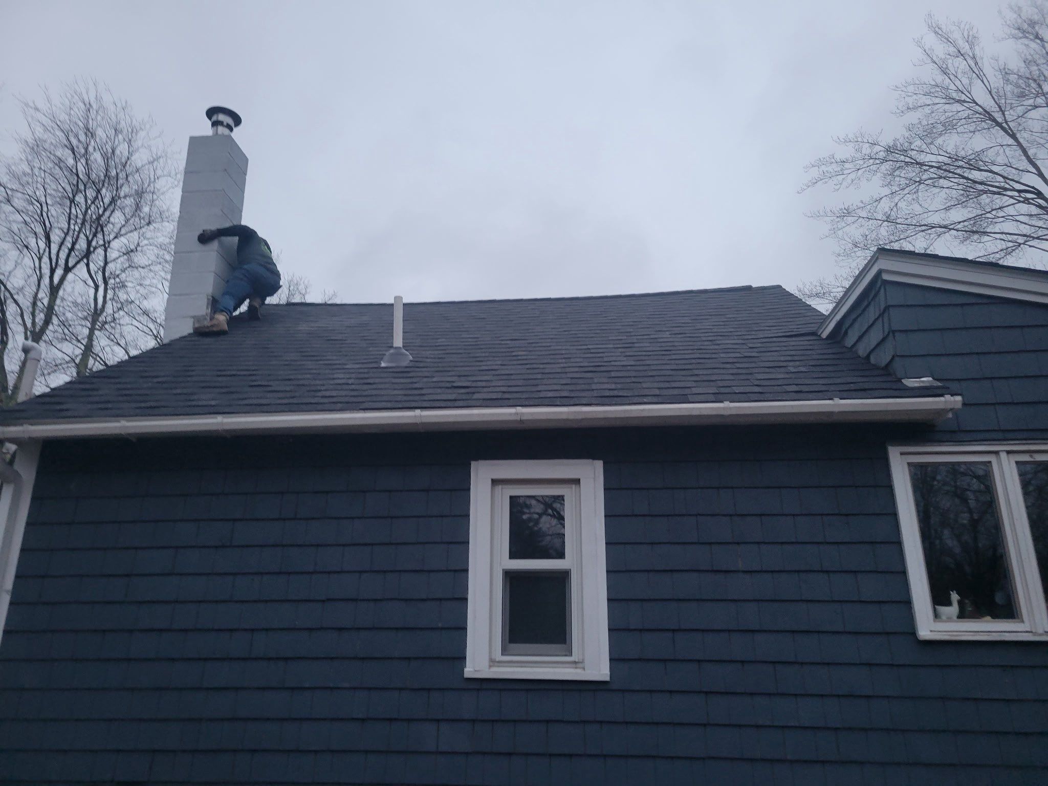 Project in Barrington, NH by Tall pine roofing