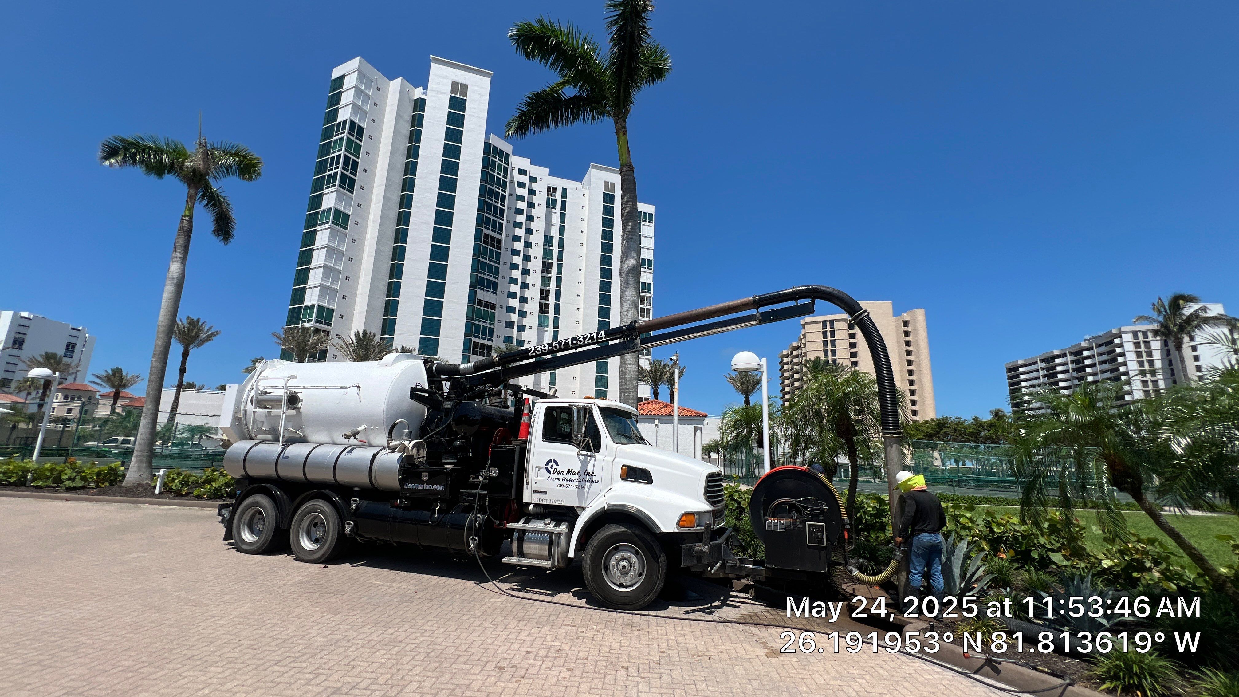 Gulfshore Condo Stormwater System Maintenance by Don Mar, Inc. Storm Water Solutions