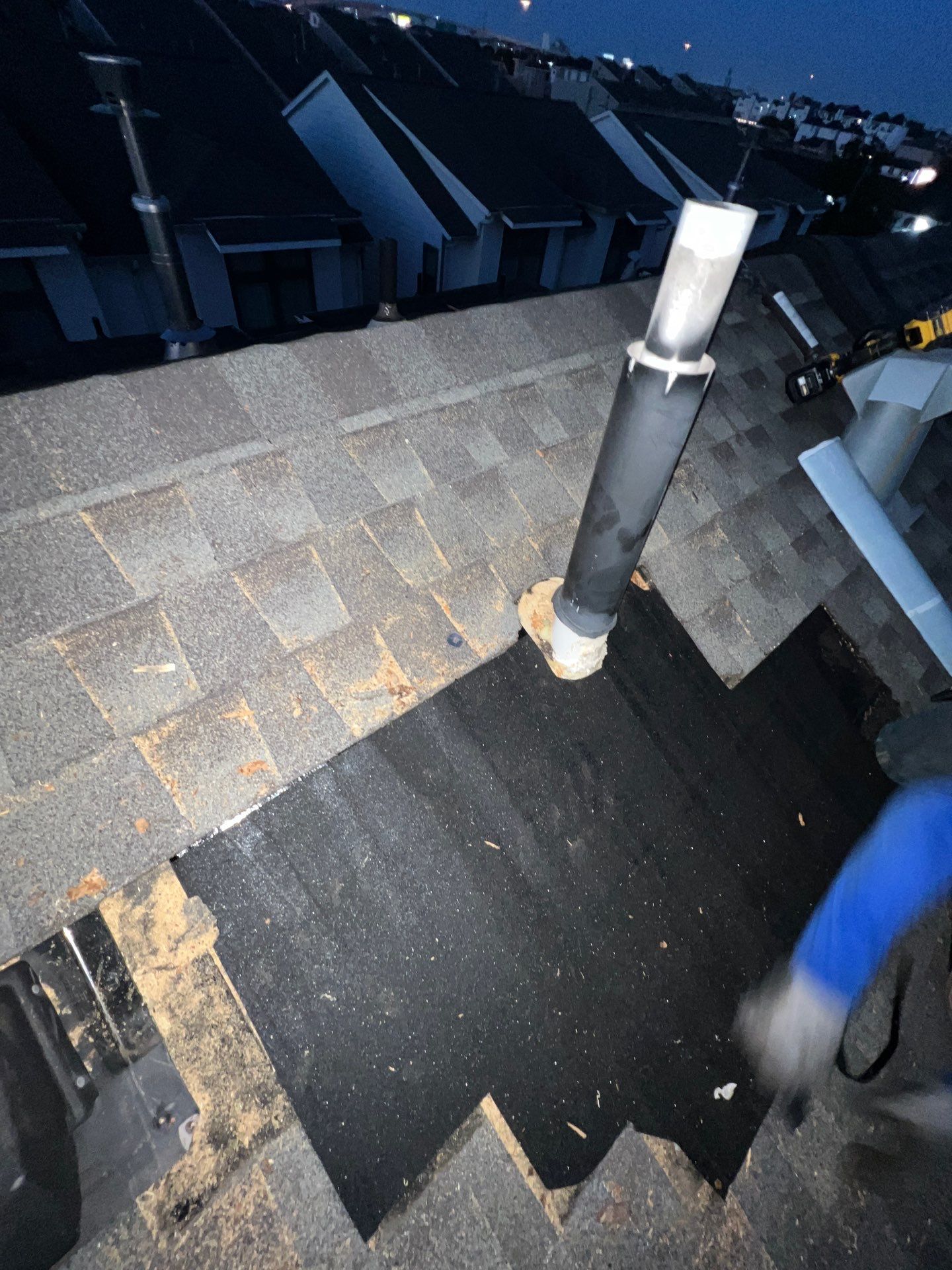 Hail Damage using Owen's Corning Duration (Lifetime) Shingles by Roof Repair Company
