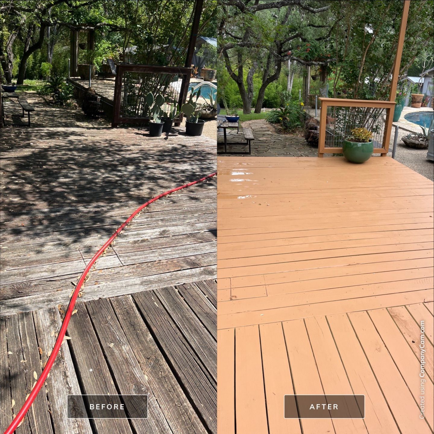 Deck Repair using Pressure-treated lumber by TEXFIX LLC