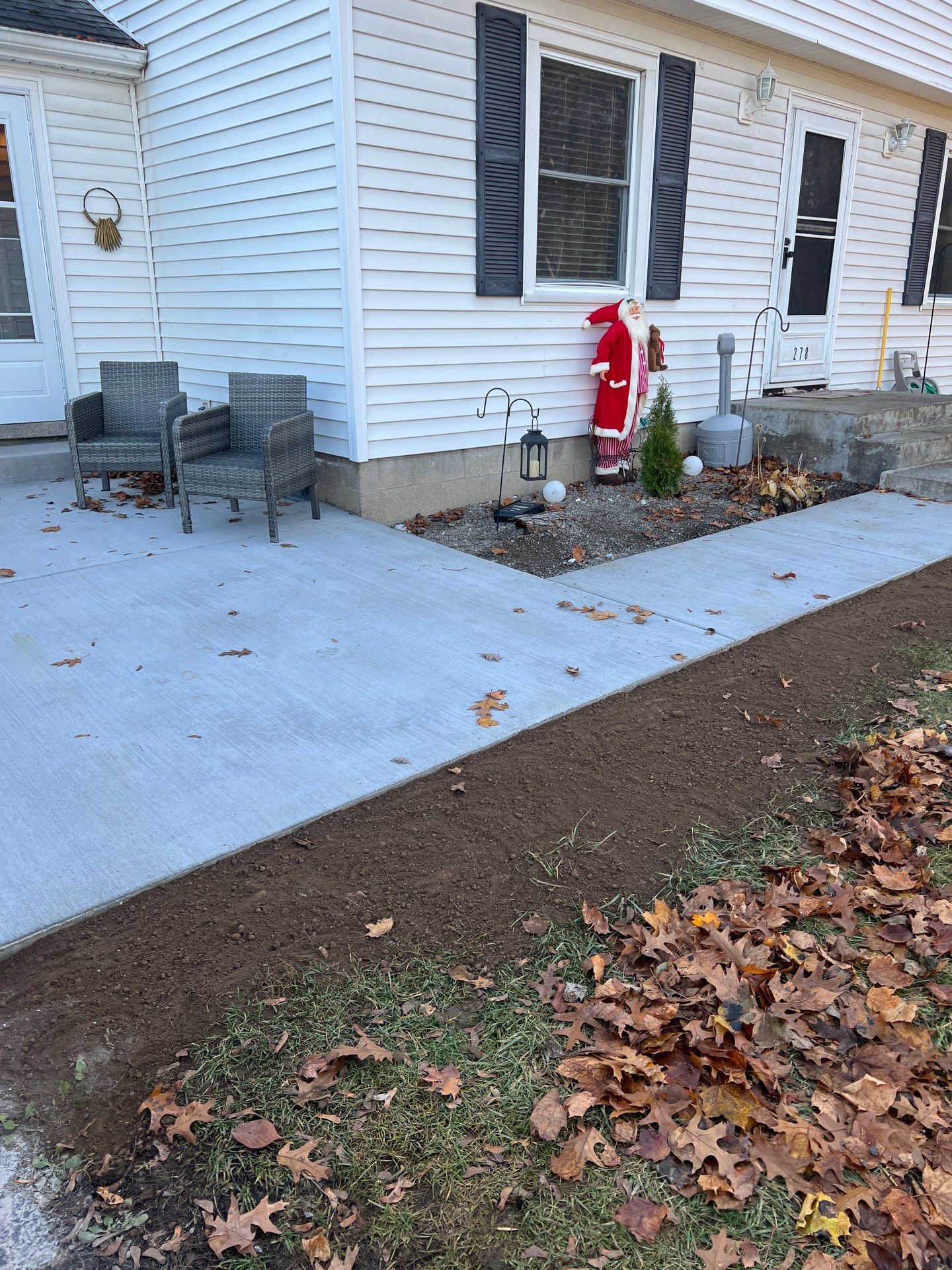 Broom finished concrete patio  by NG Masonry & Construction LLC