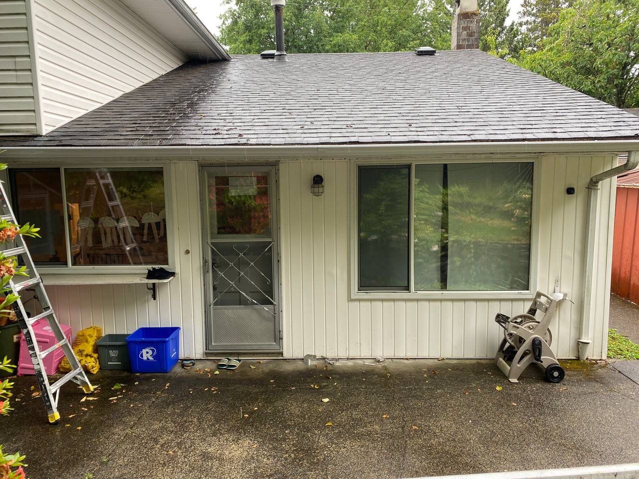 Repair Damaged Gutter & Power Wash House Siding by YVR Construction Group