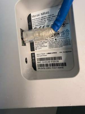 Structured cabling installation by CimaSolutions