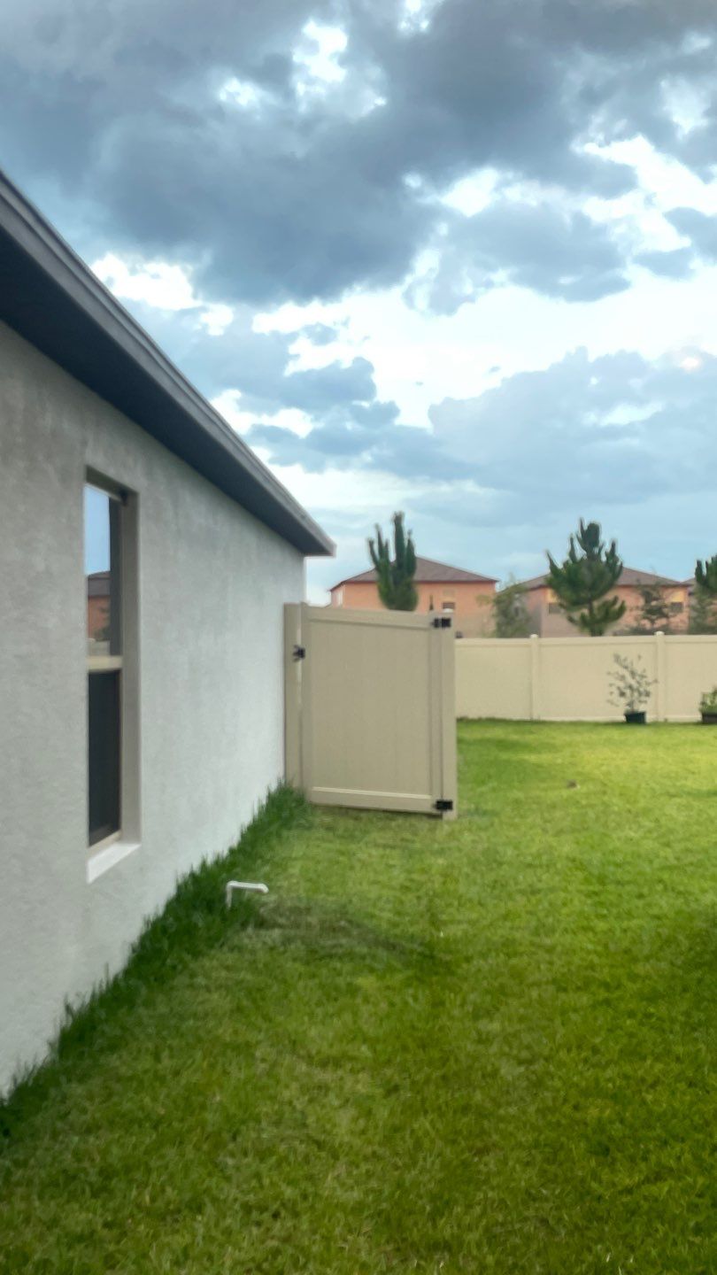 Sun City Center, FL 6ft. Tall Tan Vinyl Privacy Fence  by Asap fence and gates, LLC
