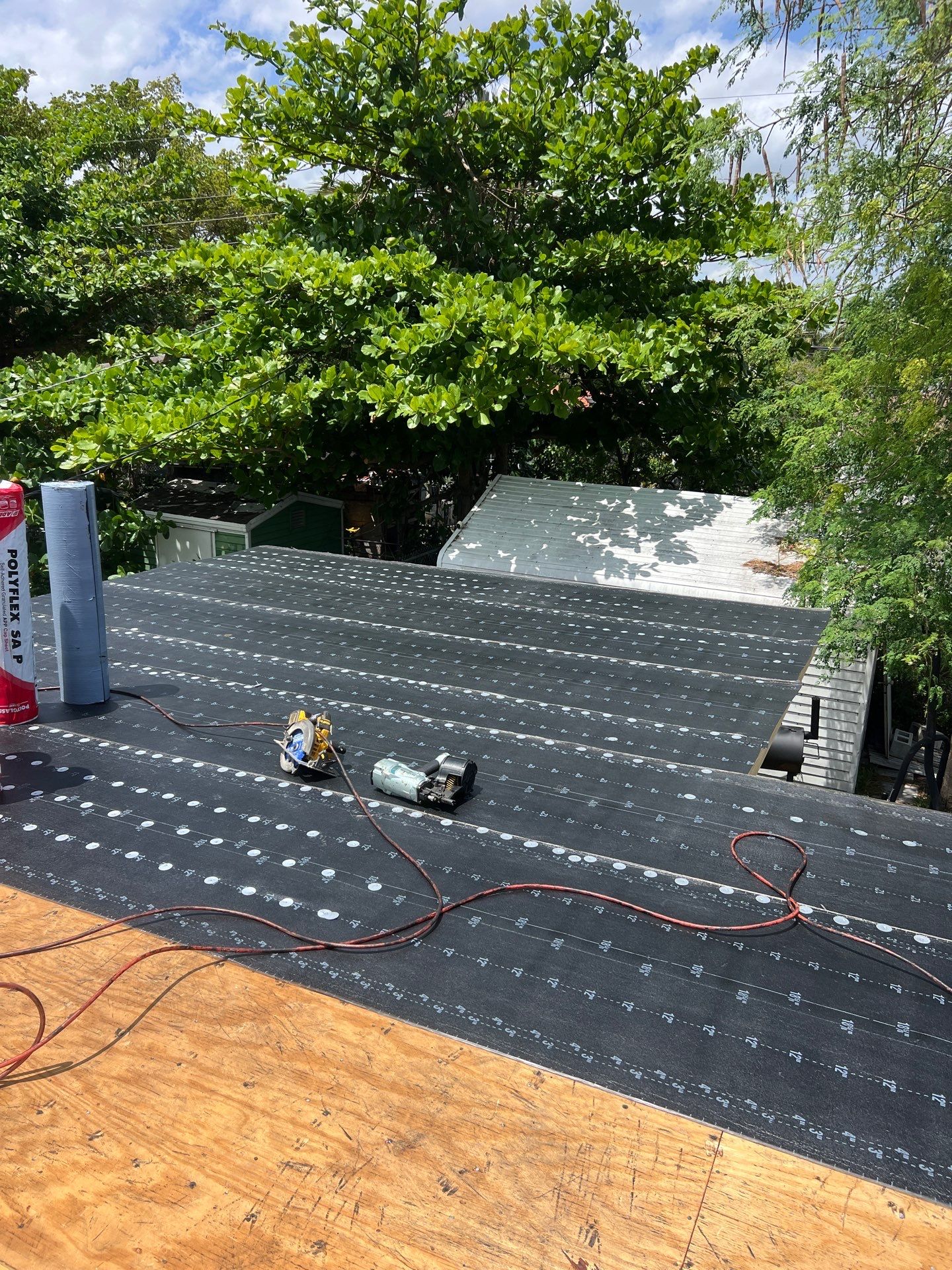 Beautiful Blue Shingle Re-Roof in Hollywood! by First Due Roofing