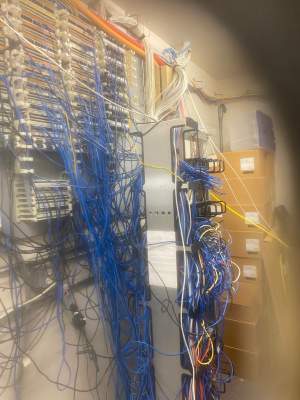 Structured cabling installation by CimaSolutions