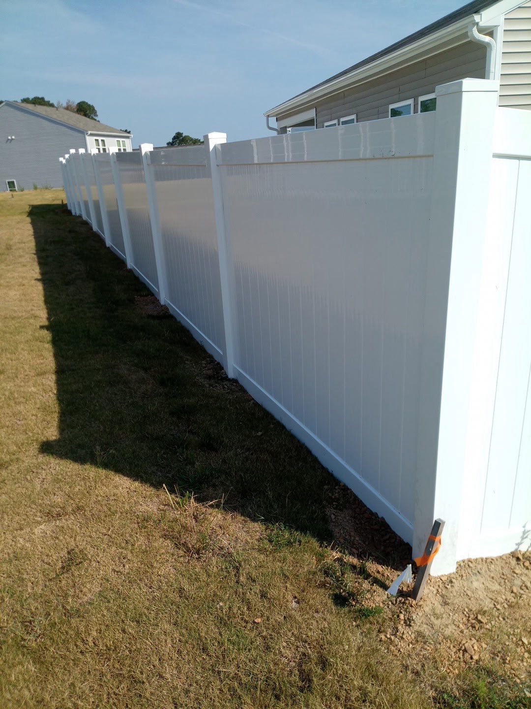 Hamilton Vinyl Privacy Project in Zebulon by Superior Fence and Rail