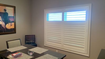 Custom Shutters using New Style Shutters by Hunter Douglas