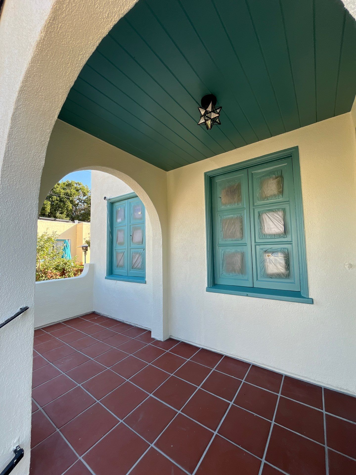 Exterior Transformation with Fresh Stucco and elastomeric system for waterproofing by Herrera’s Bay Area Painting inc.