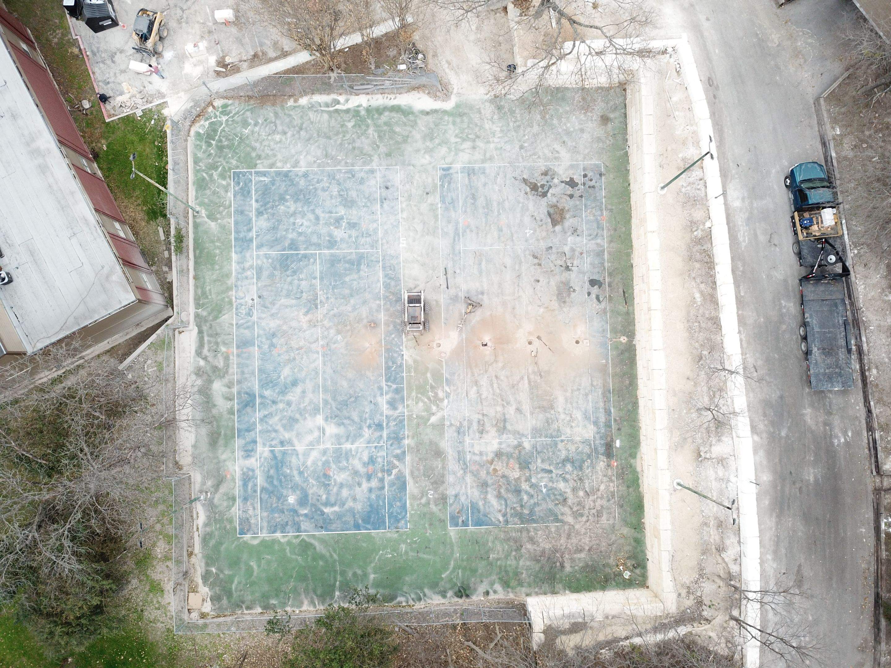 Tennis Court Conversion to Pickleball by Sport Court Austin