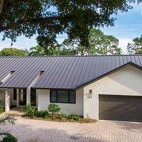 24ga 1.5" Mechanical Seam Dark Bronze by Total Roofing System The Metal Roof Experts